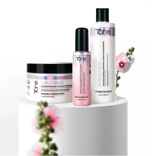 TAHE - PACK K-GLICOLIC SHAMPOO 300ML + MÁSCARA 300ML + SÉRUM 100ML