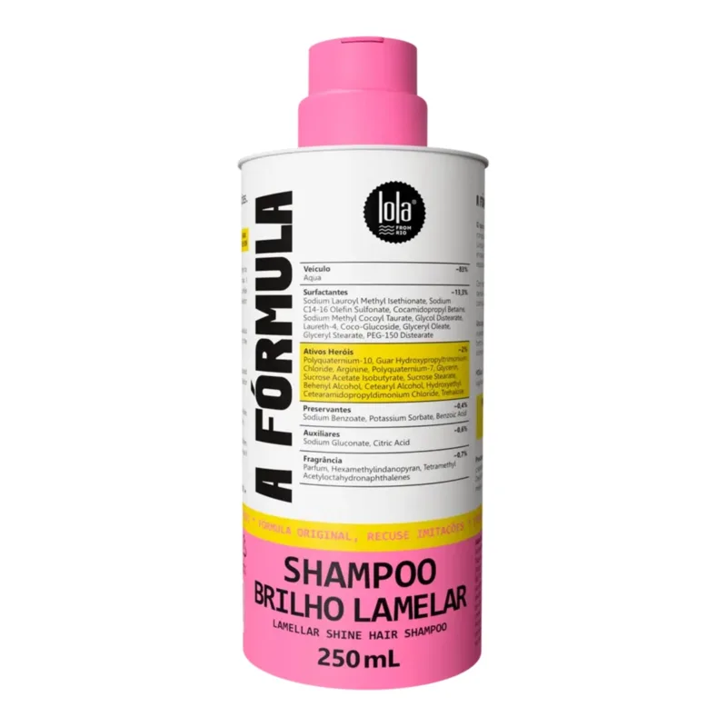 Lola A Fórmula Shampoo Brilho Lamelar 250ml
