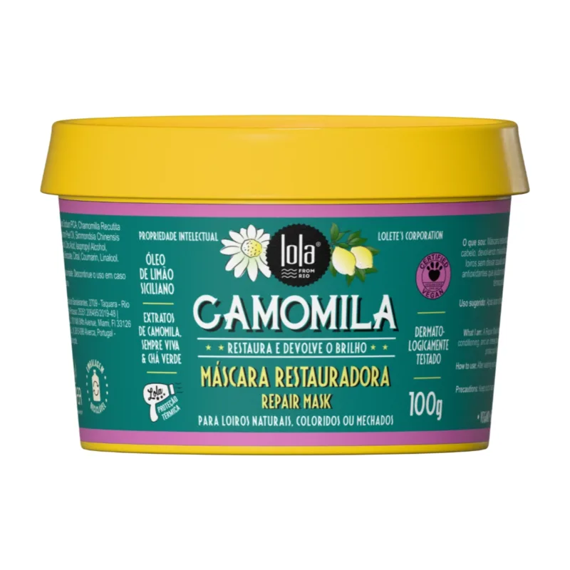Lola Camomila Máscara Restauradora para Loiros 100g