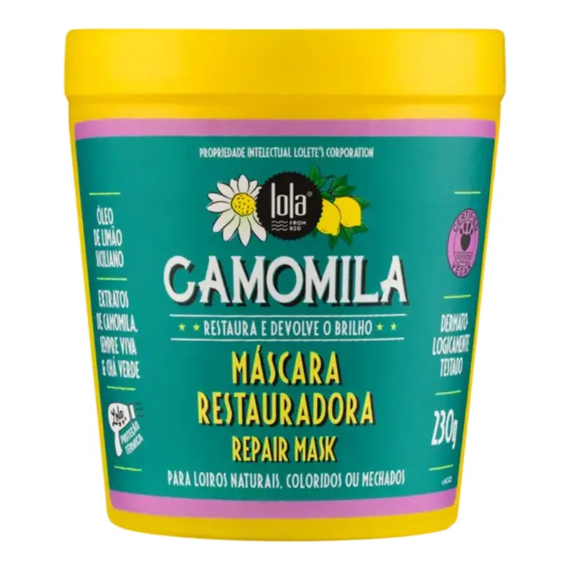 Lola Camomila Máscara Restauradora para Loiros 230g
