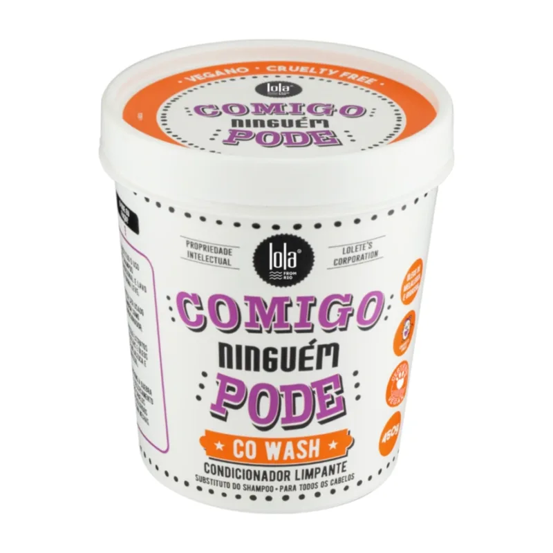 Lola Comigo Ninguém Pode Co Wash Melaleuca Substituto do Shampoo 450g