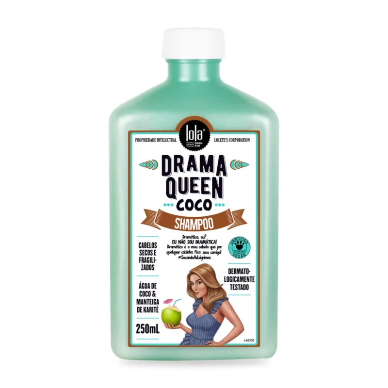 Lola Drama Queen Coco Shampoo Nutritivo para Cabelo Seco 250ml
