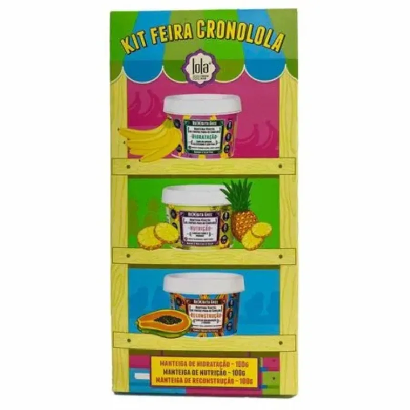 Lola Kit Be(M)dita Ghee Máscaras 100g (Hidratação + Nutrição + Reconstrução)