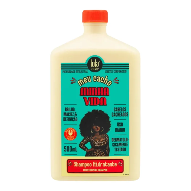 Lola Meu Cacho Minha Vida Shampoo Hidratante 500ml - Lola Cosmetics - imagem 2