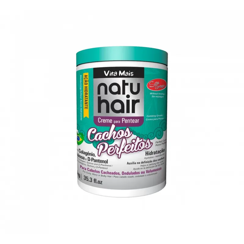 NatuHair Cachos Perfeitos Creme P/ Pentear 1kg