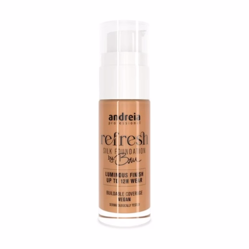 Andreia Refresh Silk Foundation by Bru 04 Peach Sorbet