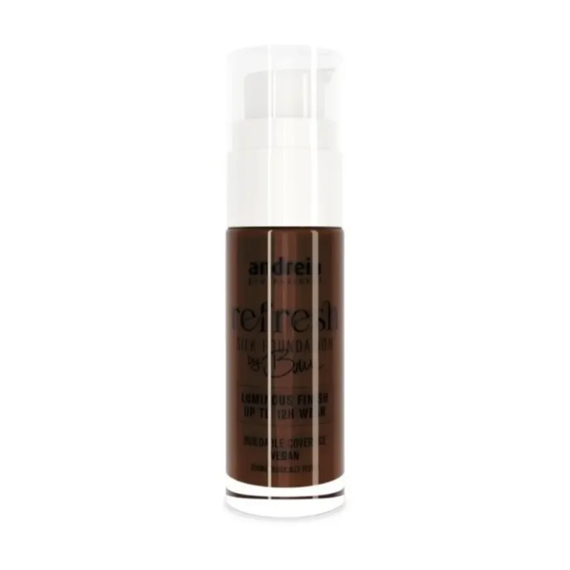 Andreia Refresh Silk Foundation by Bru 10 Ganache