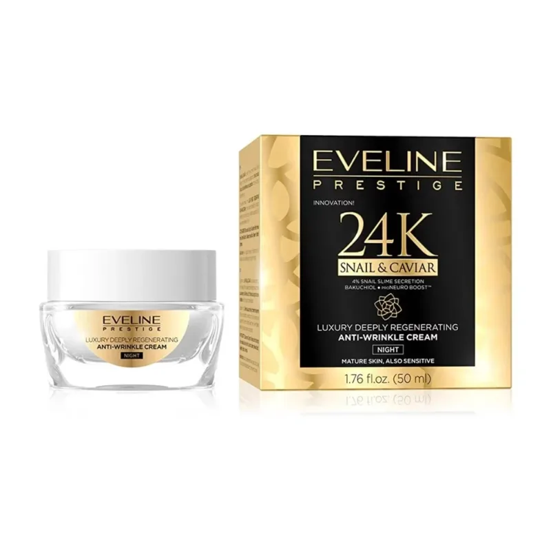 Eveline Prestige 24k Snail&Caviar Nigth Cream 50ml