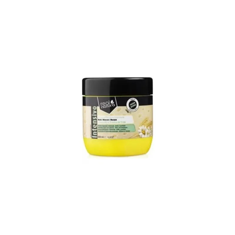 Real Natura Máscara sem Sal Pro-Loiro Reparação 500ml