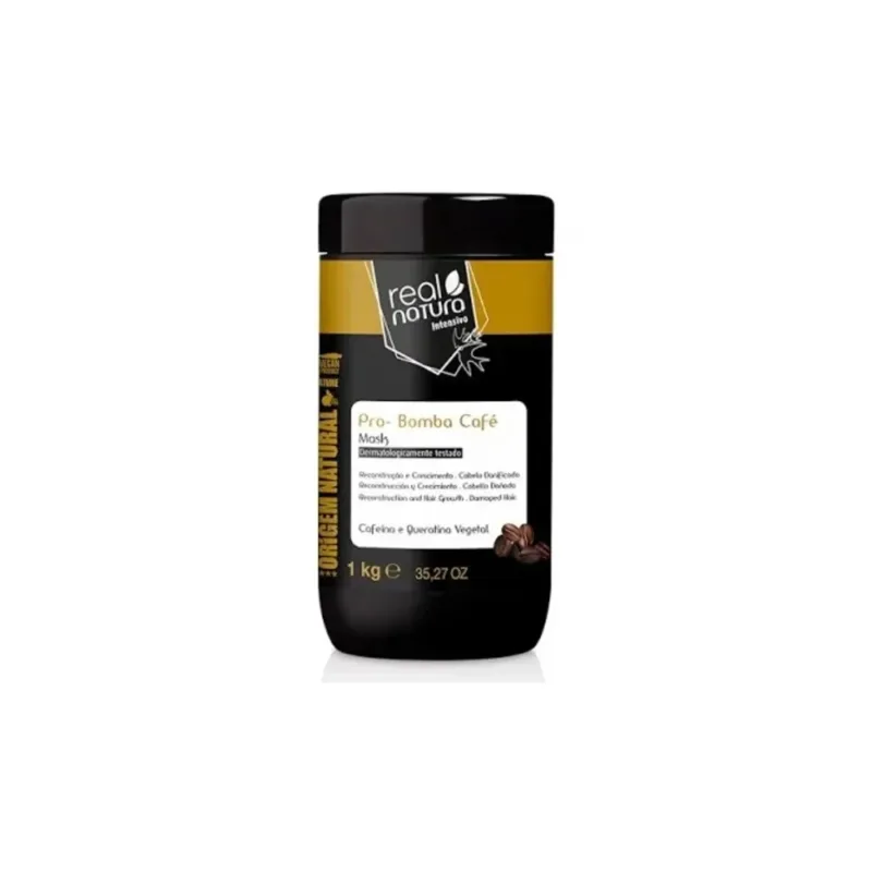 Real Natura Máscara Pro-Vitamina Bomba Café 1kg