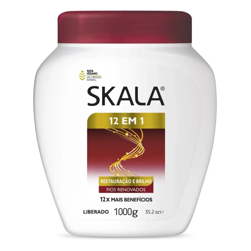 Skala Creme de Tratamento Reparação Espetacular 12 em 1 1000g