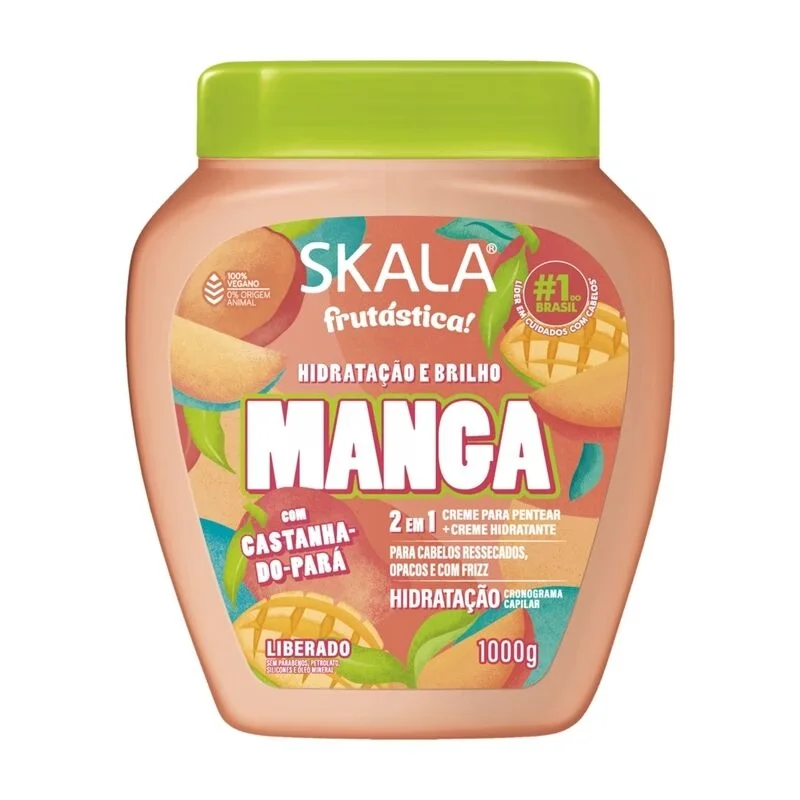 Skala Creme de Tratamento Frutástica Manga 1000g