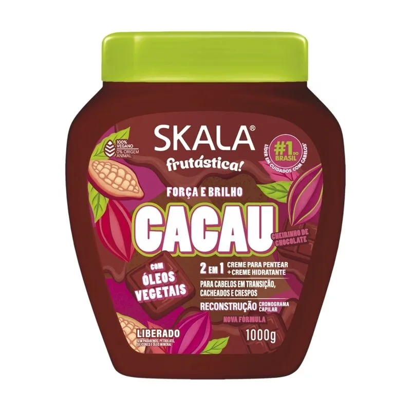 Skala Creme de Tratamento Frutástica Cacau 1000g