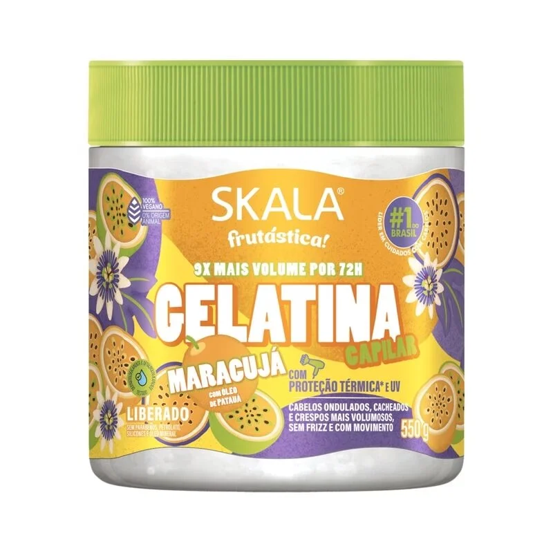 Skala Gelatina Capilar Frutástica Maracujá 550g
