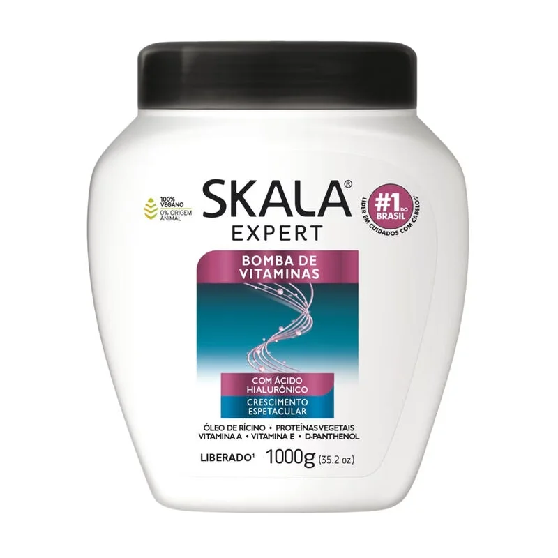 Skala Creme de Tratamento Bomba de Vitaminas 1000g