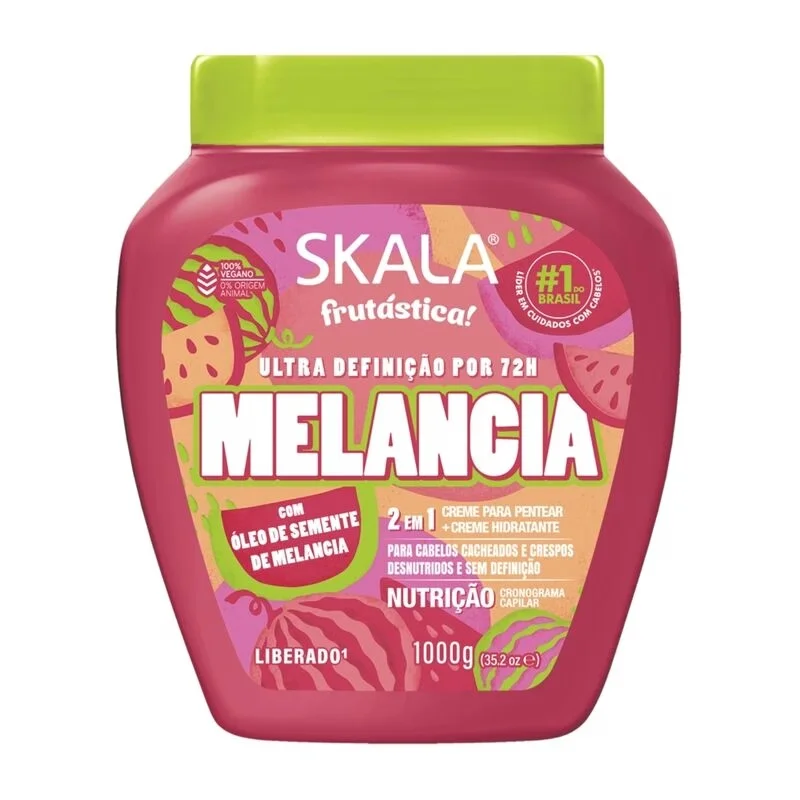 Skala Creme de Tratamento Frutástica Melancia 1000g
